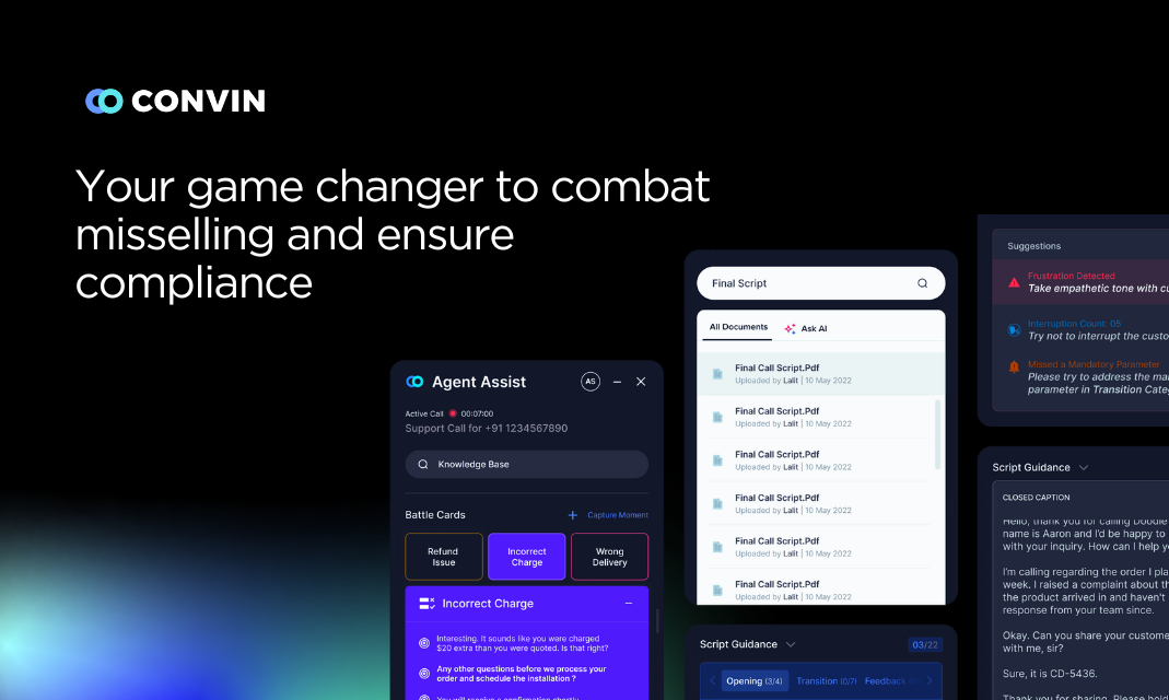 Real-Time Agent Assist By Convin
