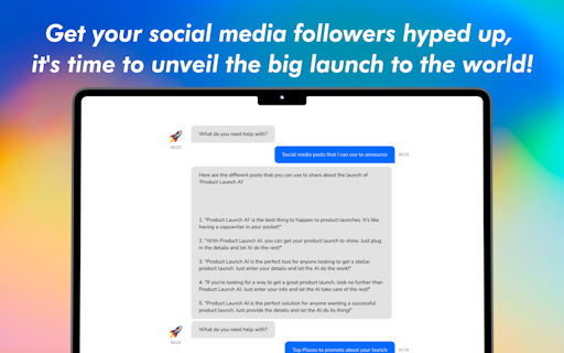 Product Launch AI