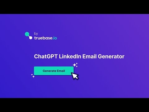 ChatGPT LinkedIn Email Generator