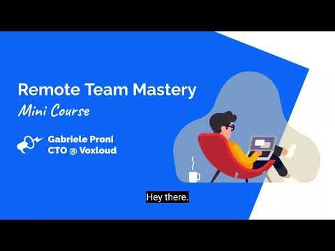 Remote Team Mastery