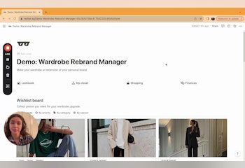 Wardrobe Rebrand Manager