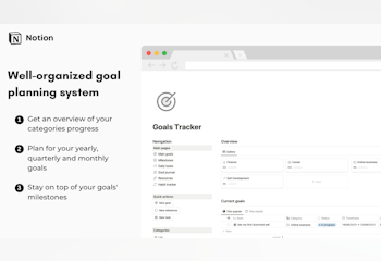 Notion Goals Tracker