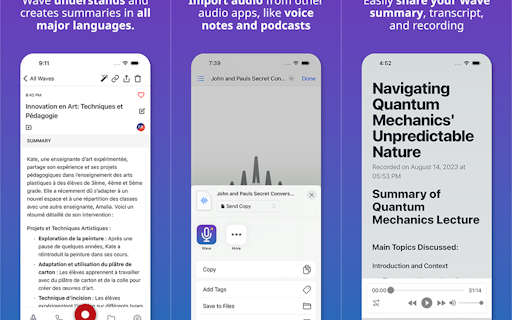 Wave AI Note Taker for iOS