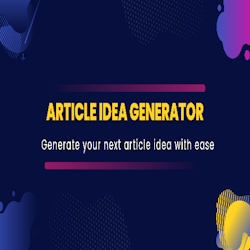 Article Idea Generator