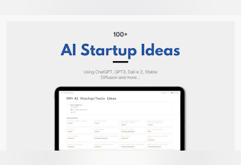 100+ AI Startup Ideas