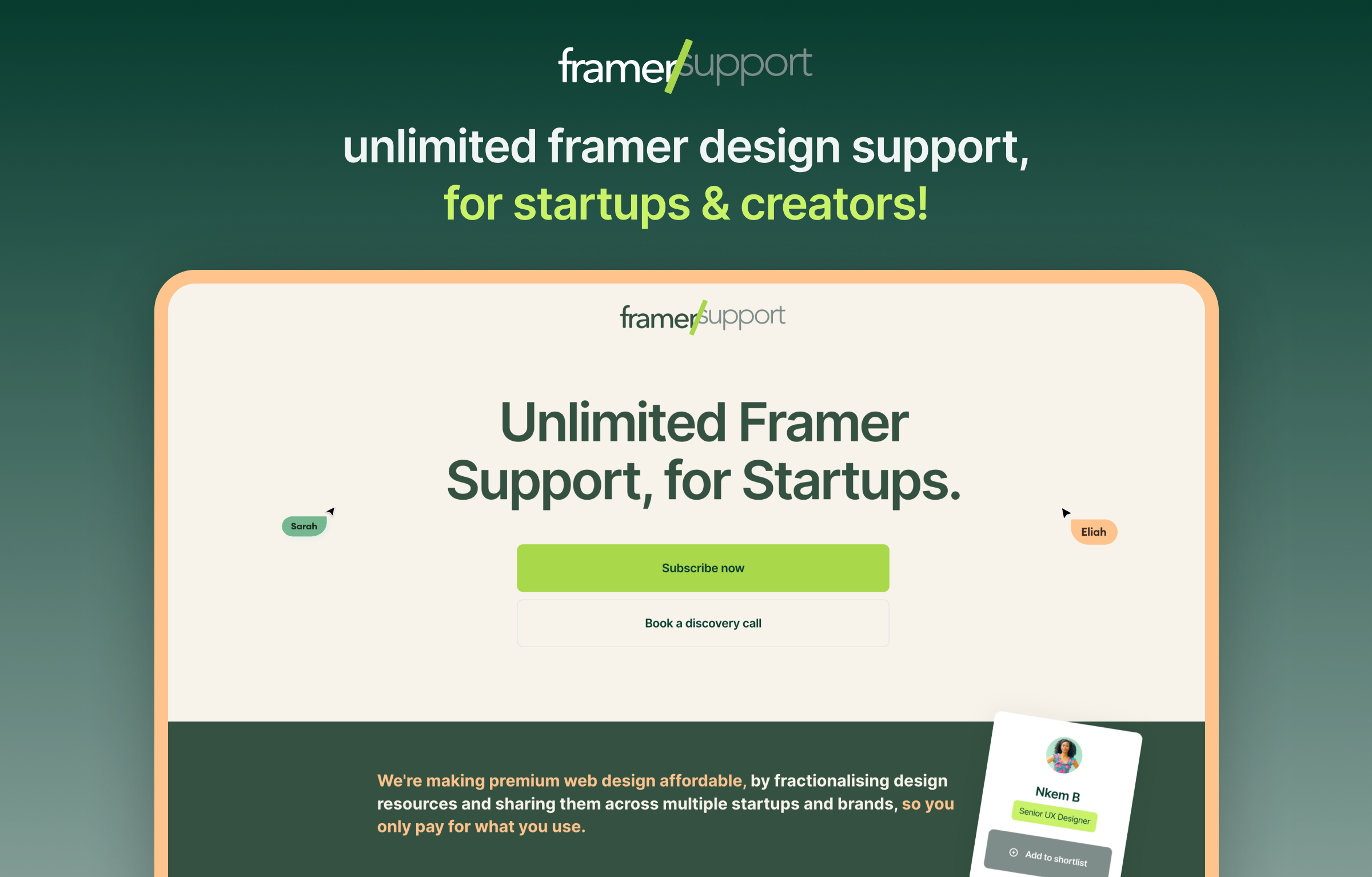Framer Support