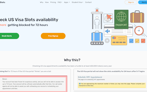 CheckVisaSlots