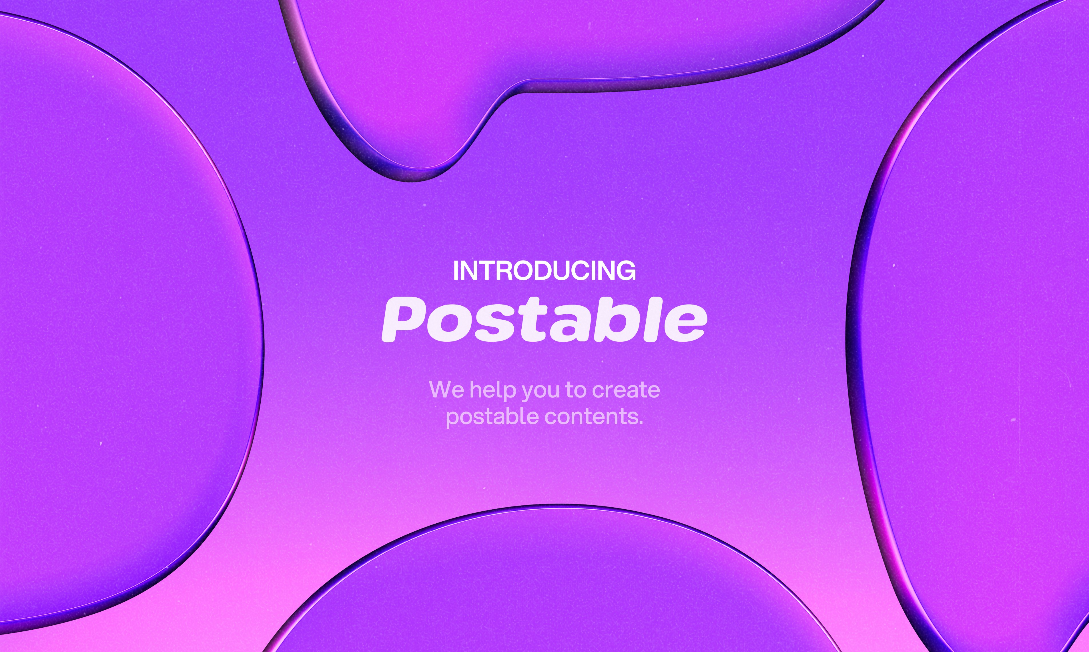 POSTABLE (coming soon)