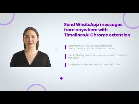 TimelinesAI WhatsApp chrome extension