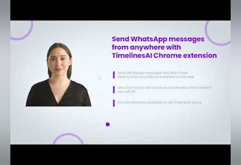 TimelinesAI WhatsApp chrome extension