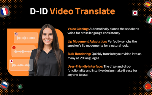 D-ID Video Translate
