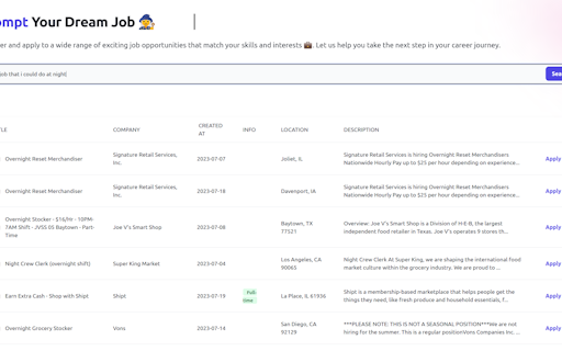 PromptYourJob