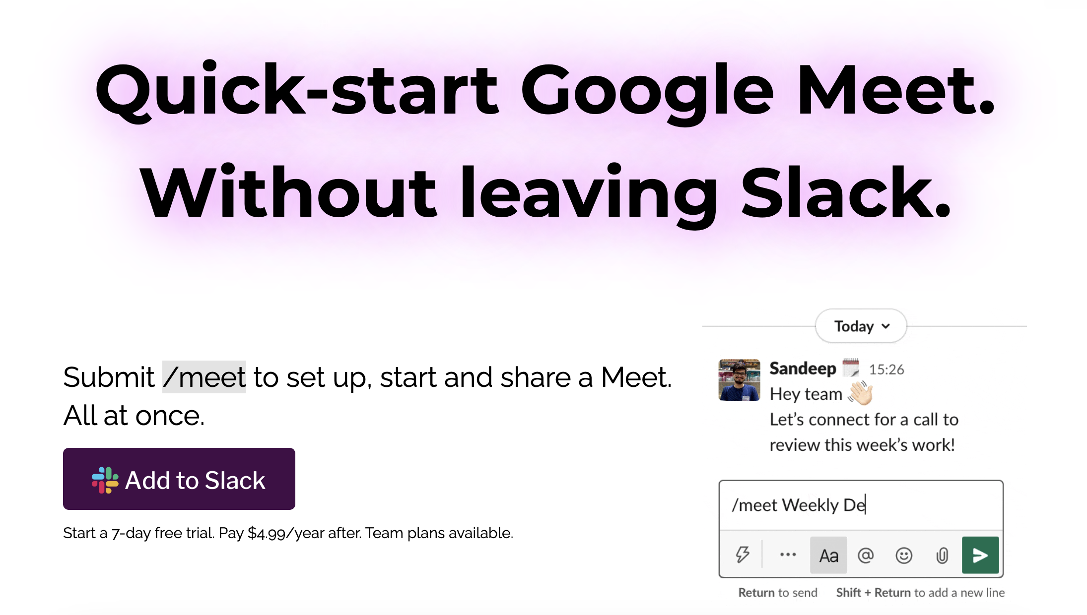 Meet AI for Slack
