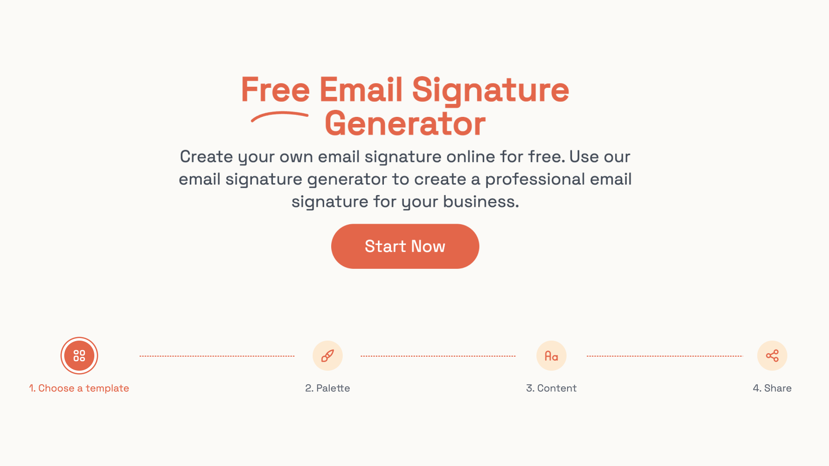 Free Email Signature Generator