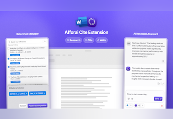 Afforai Cite Extension for MS Word