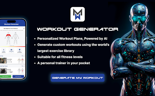 MuscleWiki Ai Workout Generator