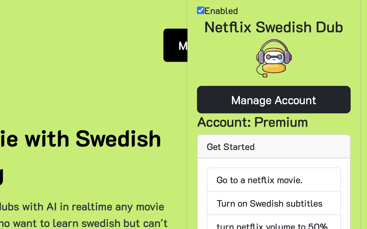 Netflix Swedish Dub