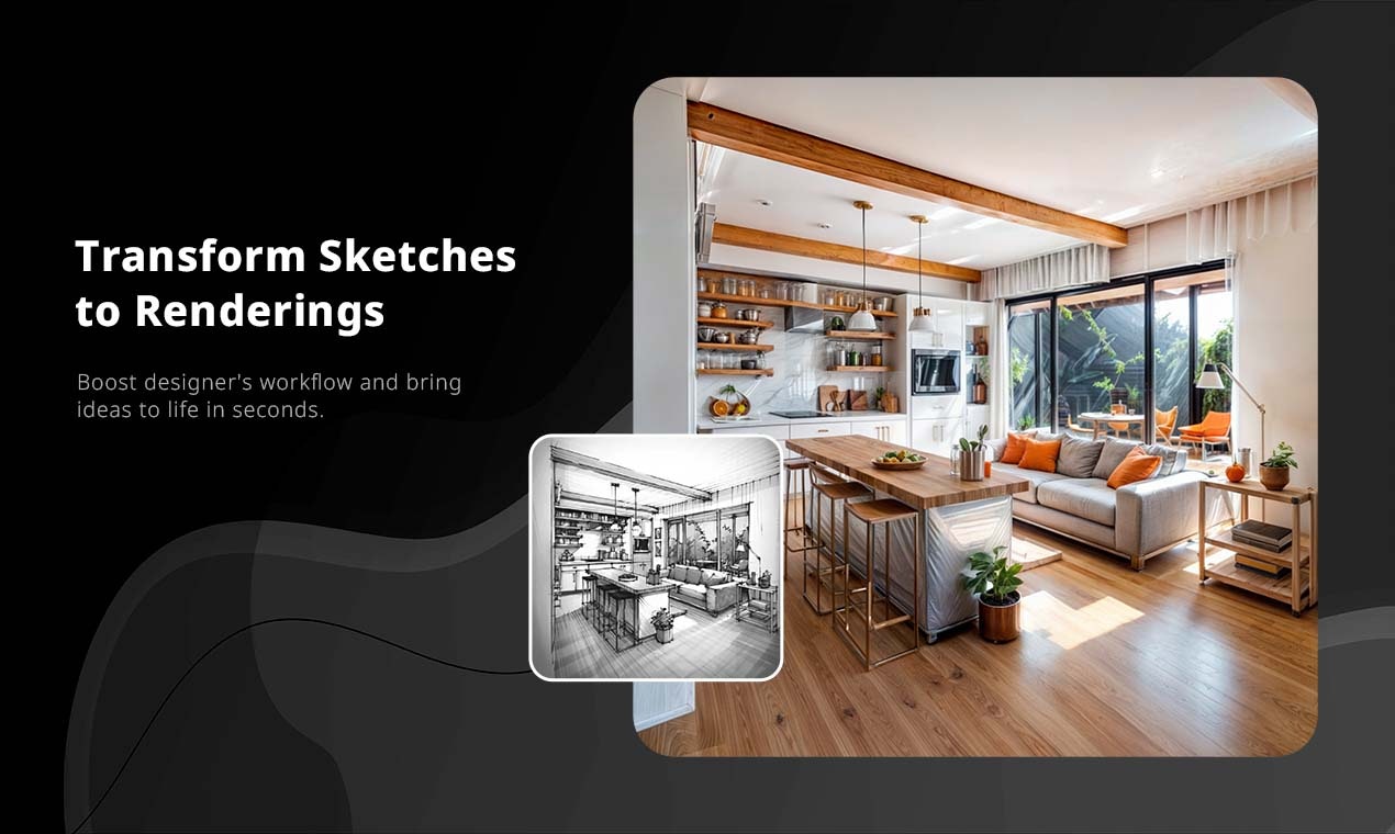 AI Design Sketch by Stylar