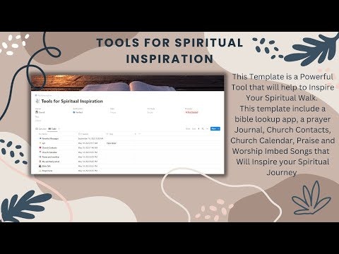 Tools for Spiritual Inspiration