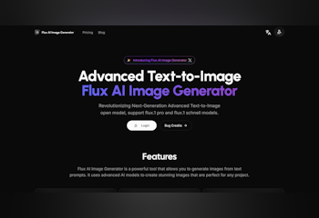 Open Source Flux AI Image Generator