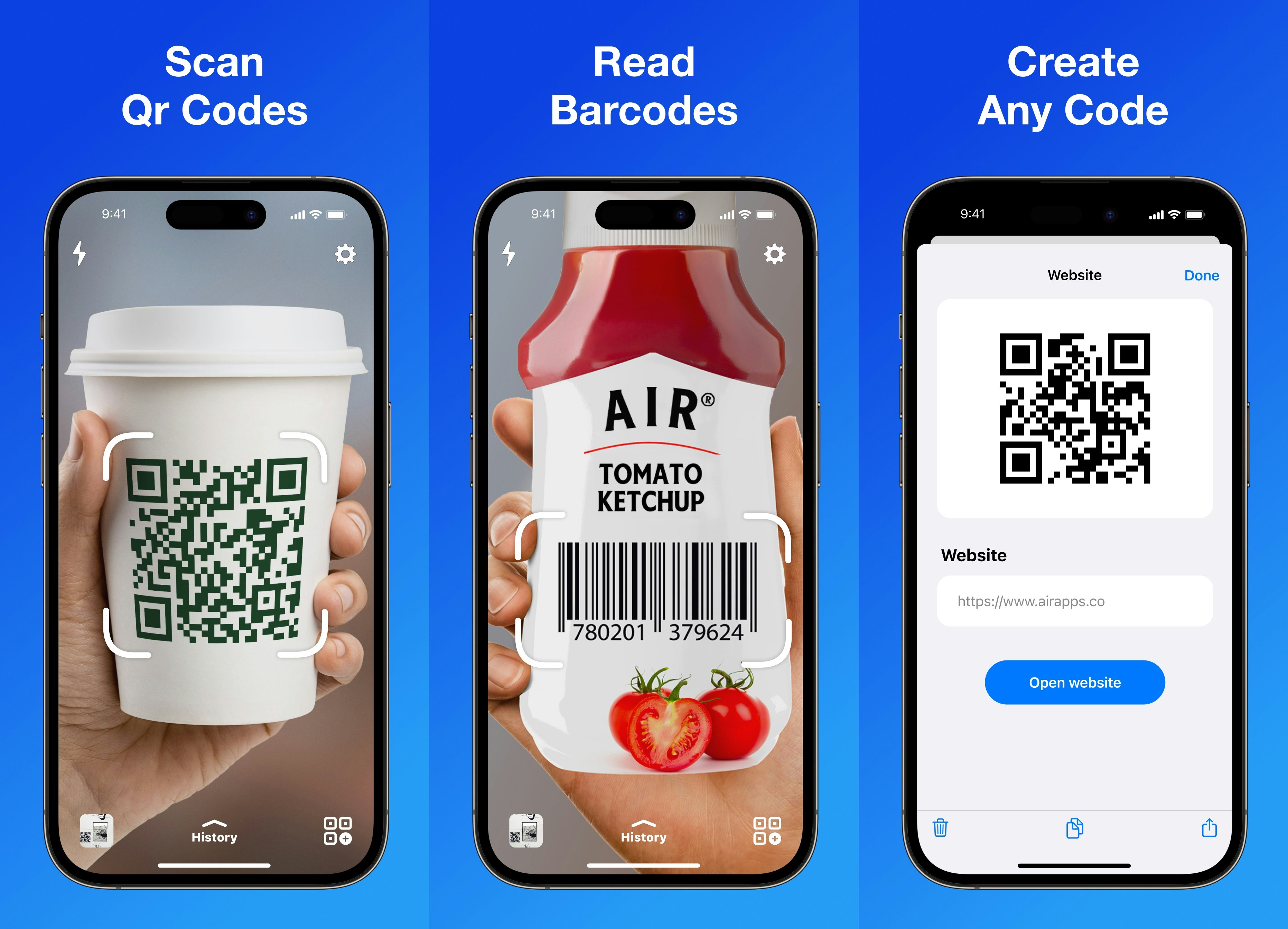 QR Code Reader Air