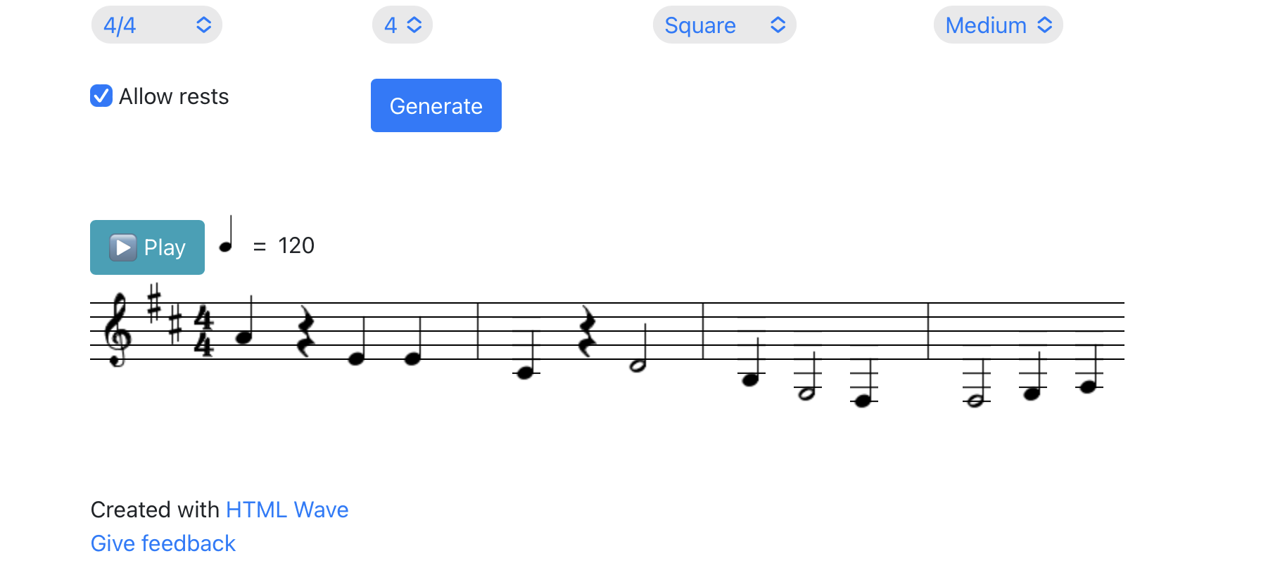 AI Music Melody Generator
