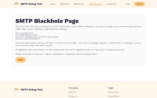 SMTP Debug Tool