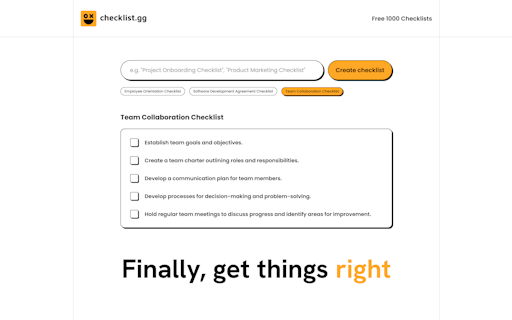 checklist.gg