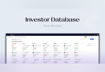 Investor Database