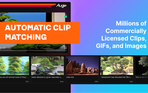 Augie AI Assisted Video Editing