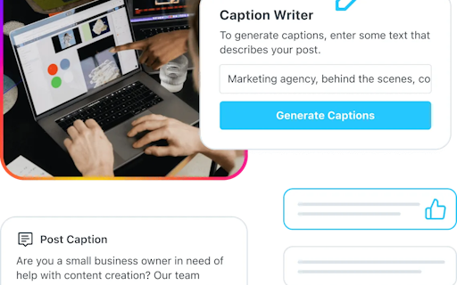 Later’s AI Social Media Caption Writer