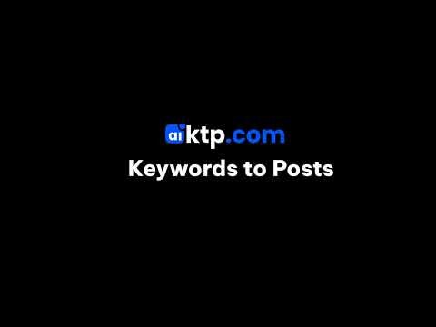 AI Keywords To Posts