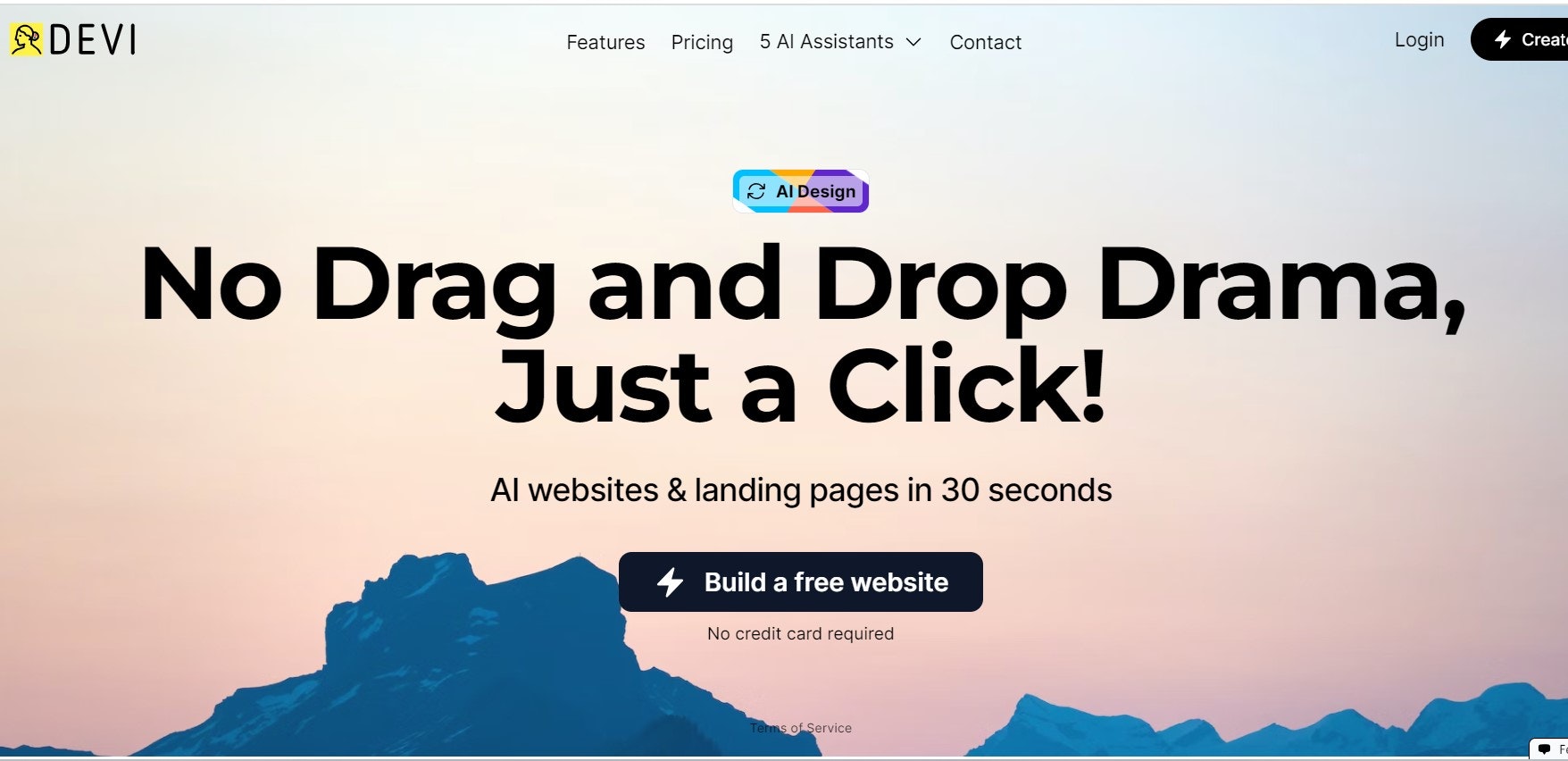 AI Website in 30 seconds