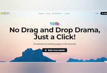 AI Website in 30 seconds