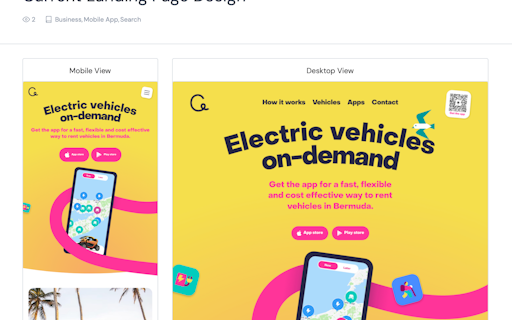 Landing Page Design