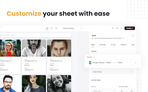 Softr for Google Sheets