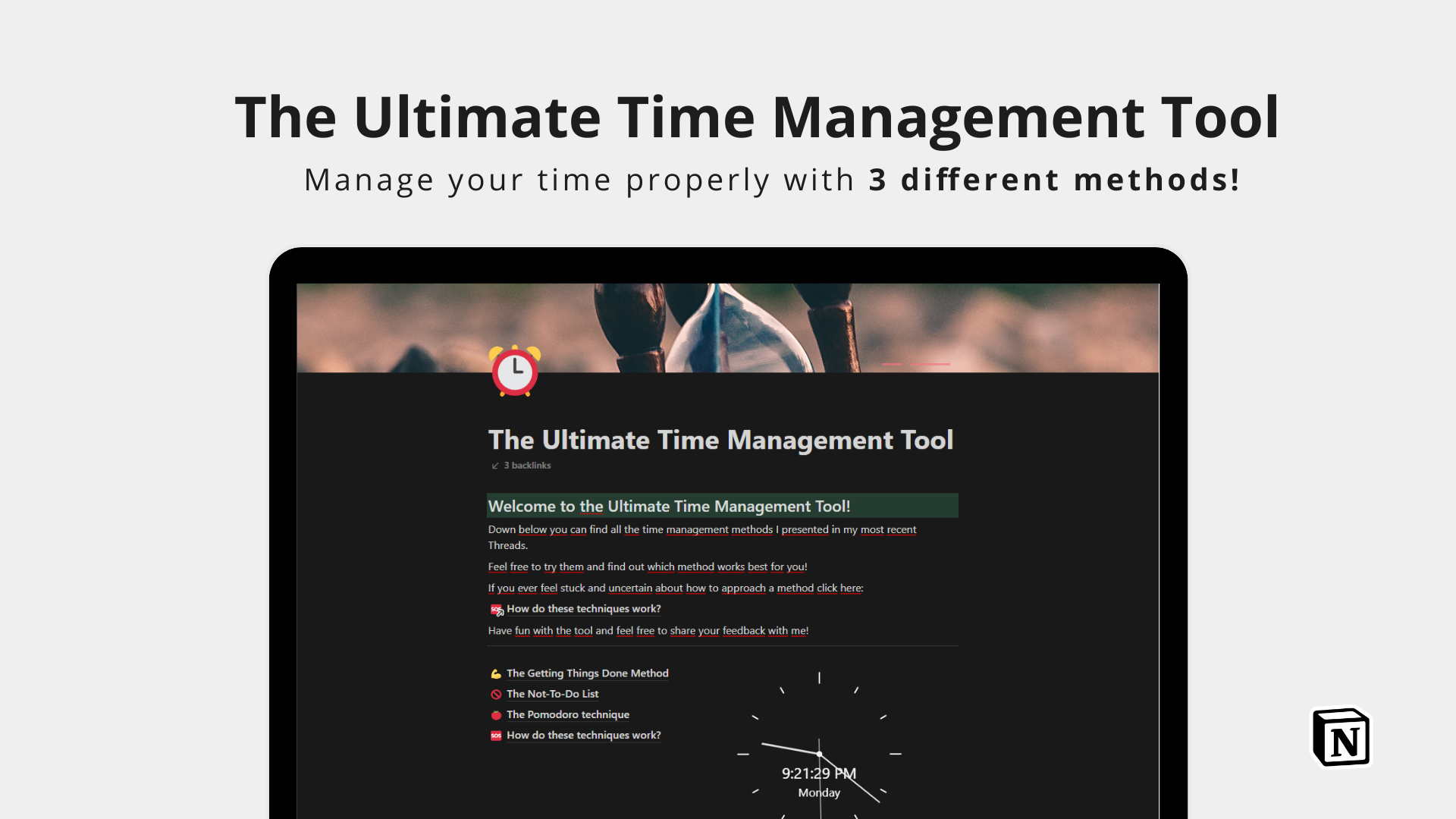 The Ultimate Time Management Tool