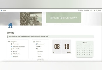 Personal Home – All-in-one Planner