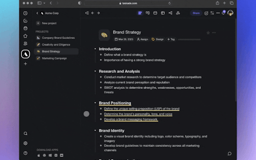 Taskade AI