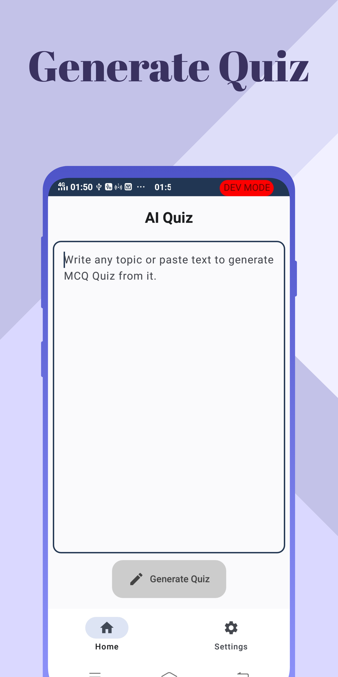 AI Quiz Generator