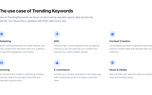 TrendingKeywords