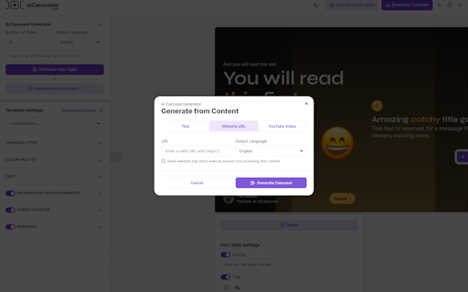 aiCarousels 2.0