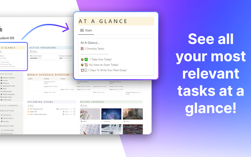Notion Student OS