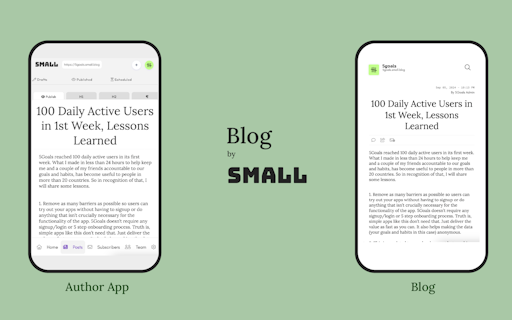 SMALL Blog