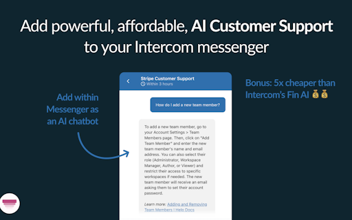 Fin AI (but affordable)
