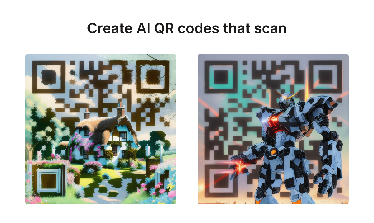 AI QR code generator