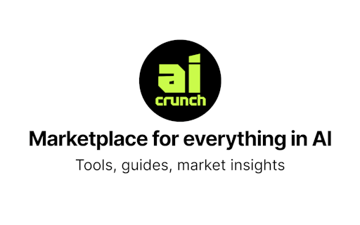 aicrunch.io: everything AI marketplace