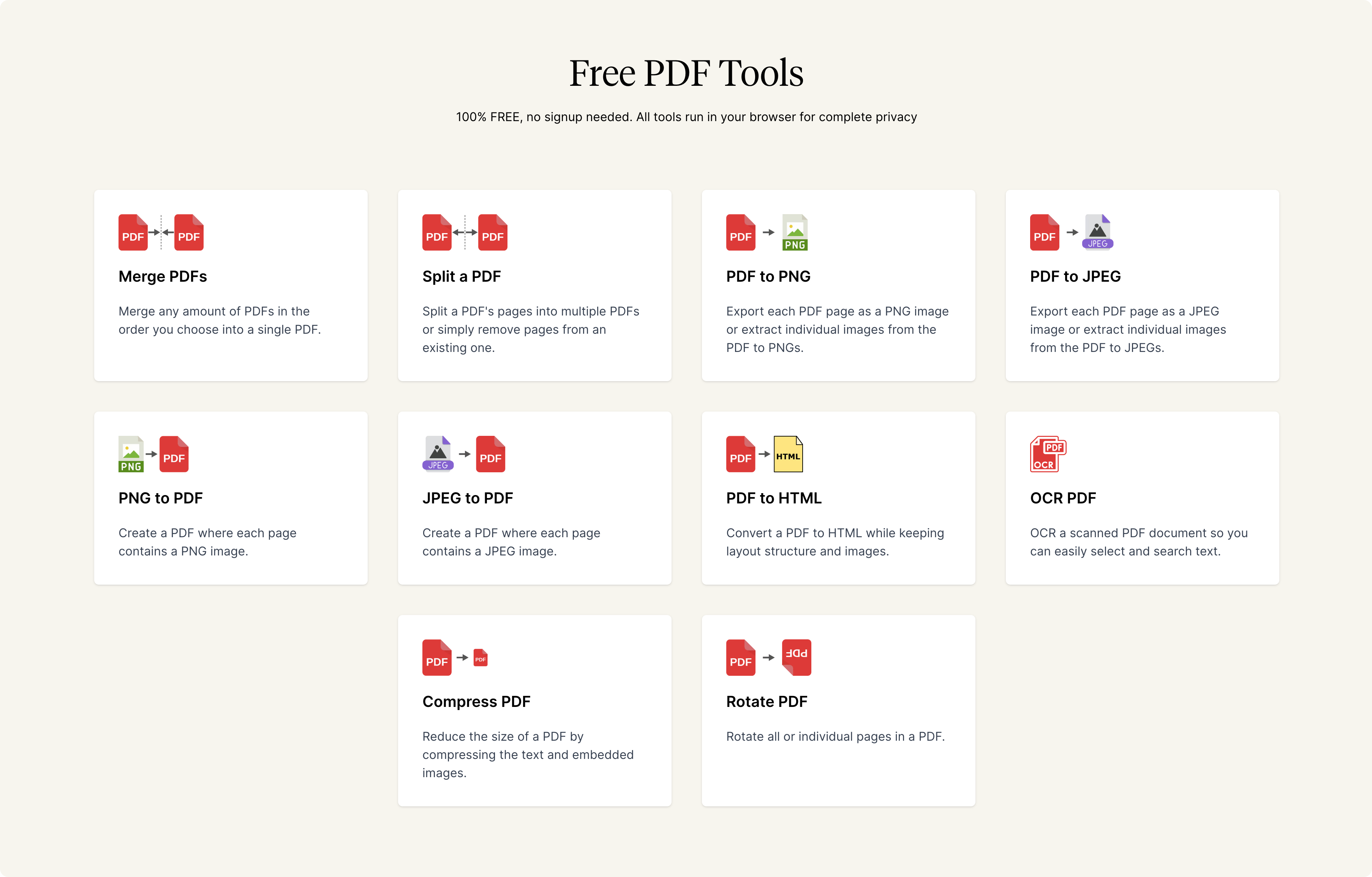 PDF.ai Free tools