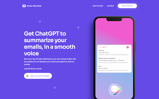 Inbox Narrator