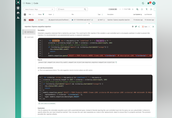 AI-based code risk mitigations